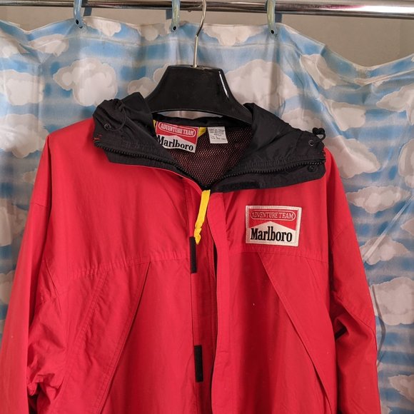 Vintage Marlboro Adventure Team Hooded Windbreaker L - Picture 3 of 5